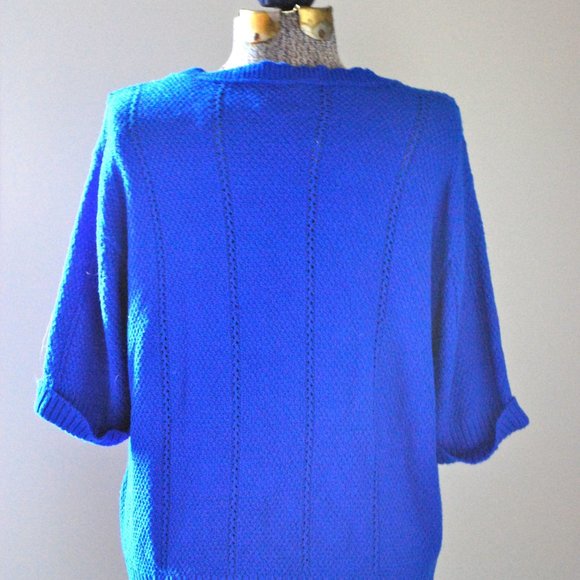Oversized electric blue sweater (M/L) - Picture 6 of 6
